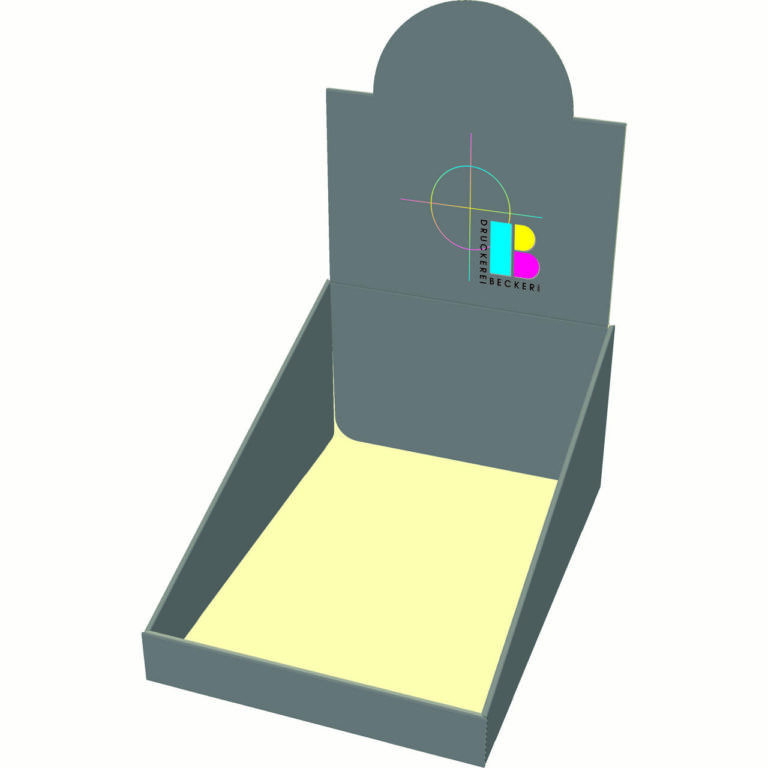 Thekendisplay mit backcard